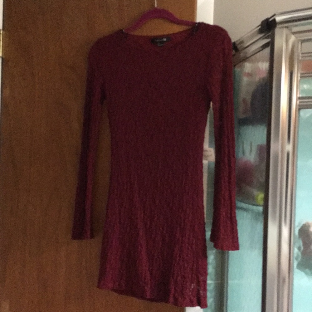 Long sleeve lace dress